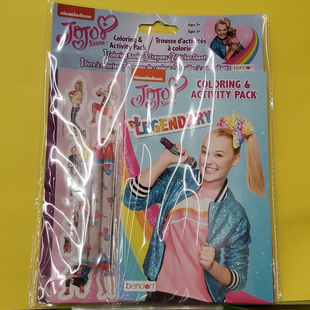 JoJo Siwa coloring and activity pack